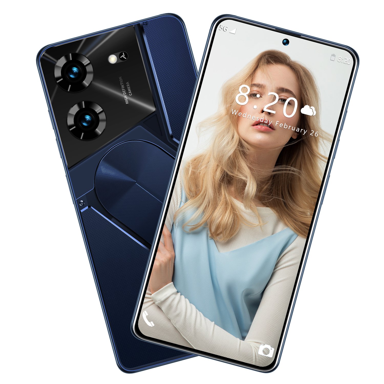 Hot Selling Pova5 Pro Android Smartphone Global Version 6.53 Inch HD+ 3GB+32GB 5MP+13MP Camera 4000mAh Smart Cellphone